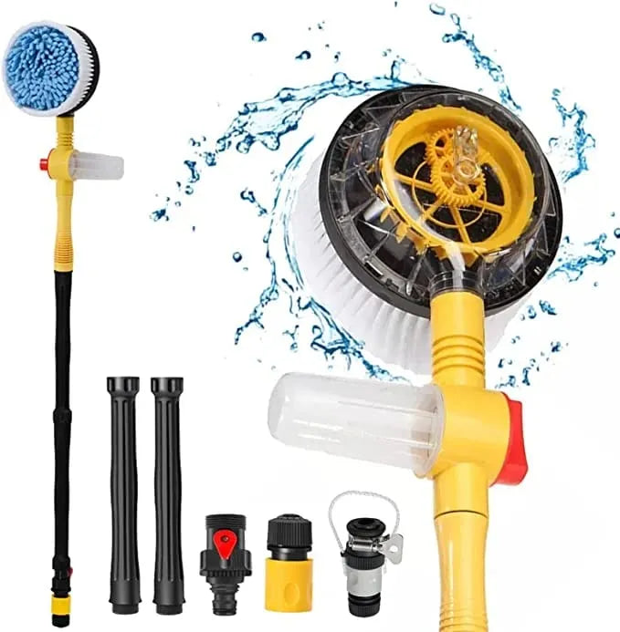 🚗 360° Long-Handle Car Wash Brush | Soft-Bristle Precision Cleaning Brush – Suitable for Exterior Washing of Sedans, Trucks, SUVs, and RVs