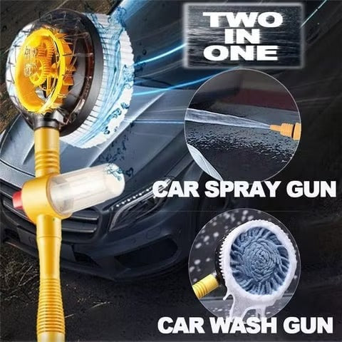 🚗 360° Long-Handle Car Wash Brush | Soft-Bristle Precision Cleaning Brush – Suitable for Exterior Washing of Sedans, Trucks, SUVs, and RVs