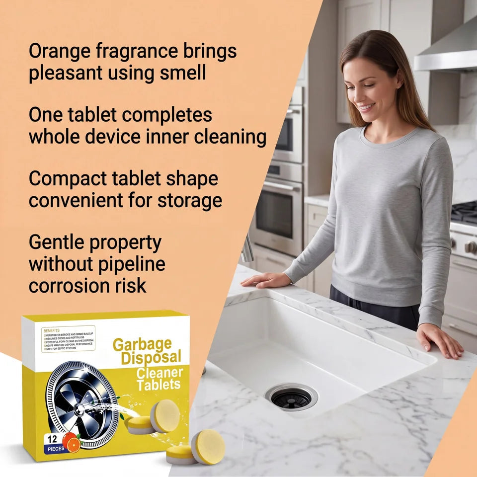 🍊Orange Fragrance Garbage Disposal Freshener Tabs
