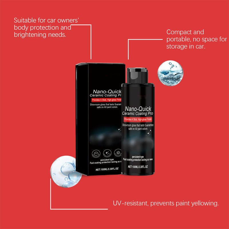 🚗 Nano Quick Ceramic Coating Pro Car Polish