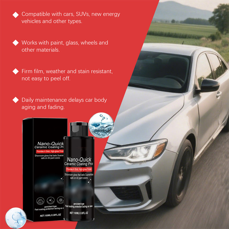 🚗 Nano Quick Ceramic Coating Pro Car Polish