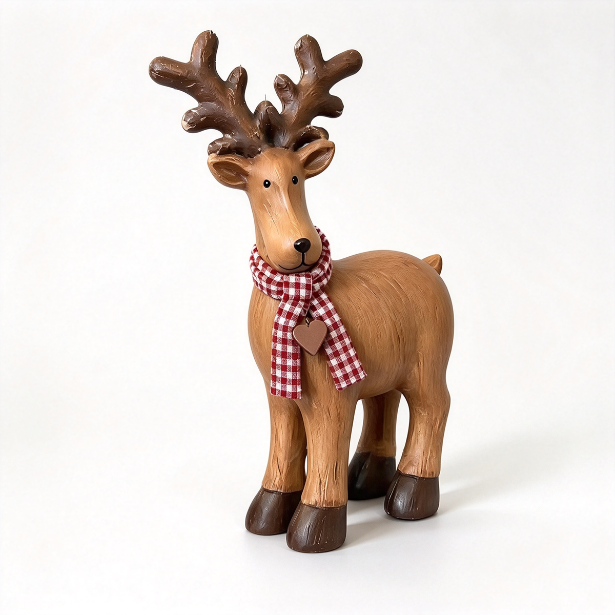 🦌 Solid Wood Christmas Reindeer Tabletop Decor