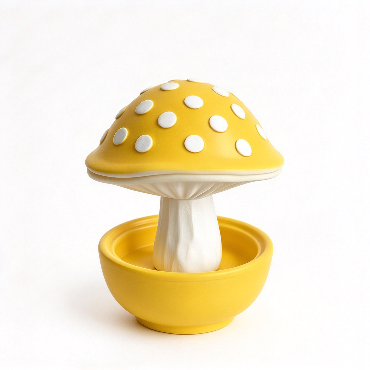 🍄 Mushroom Bird Feeder, Outdoor Garden Wild Bird Food Bowl