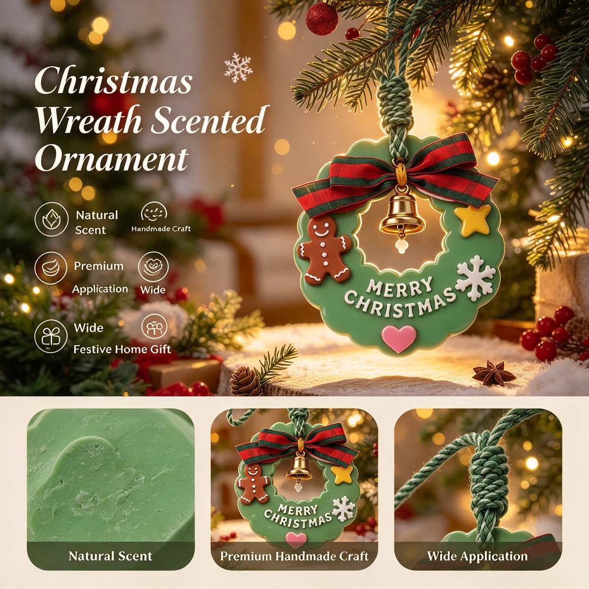 🎄Christmas Aroma Hanging Ornament for Car & Home