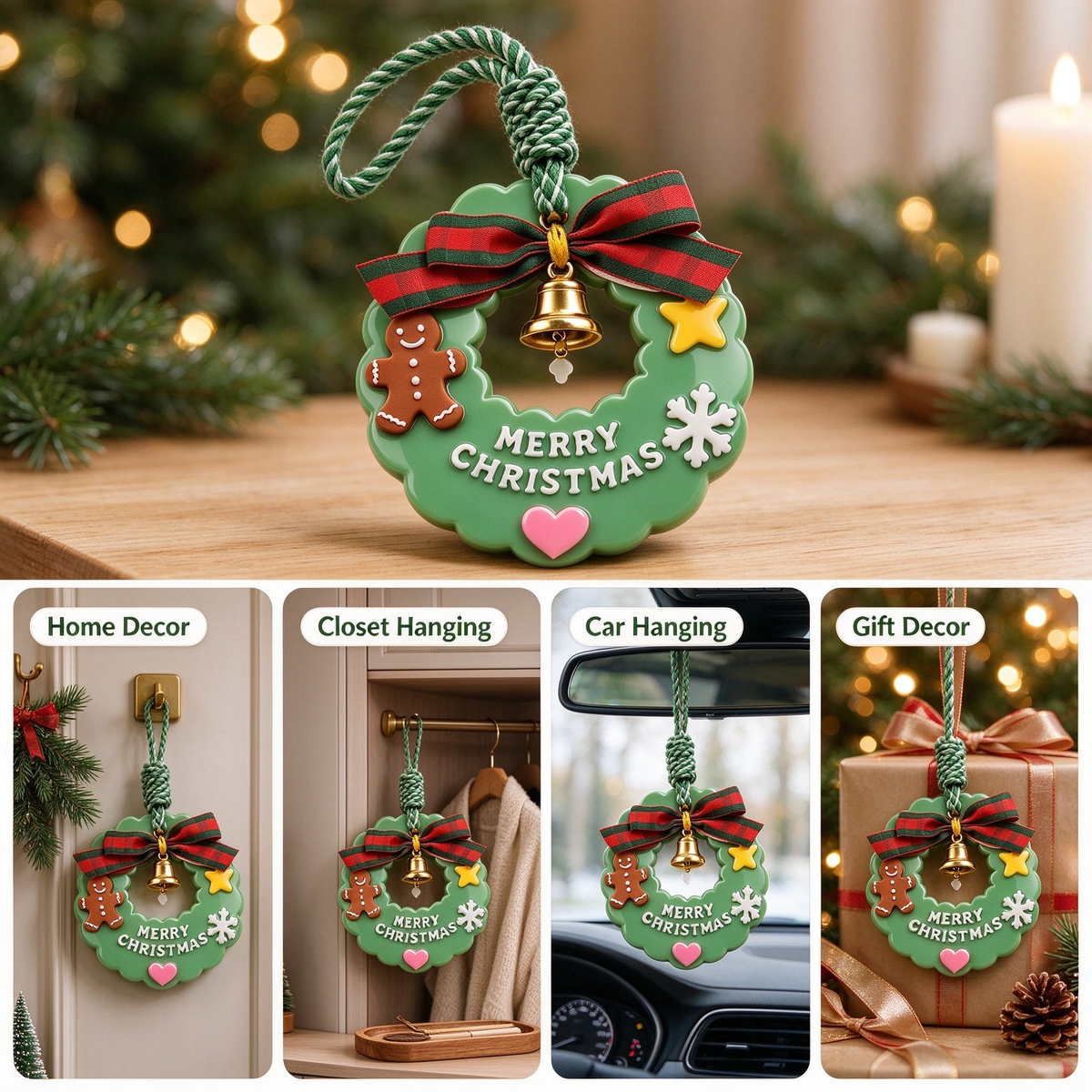 🎄Christmas Aroma Hanging Ornament for Car & Home