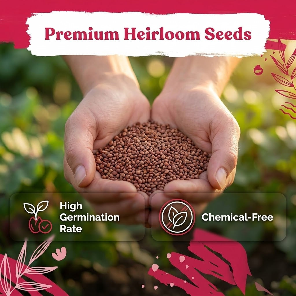 🌱Sweet Globe Red Beet Seeds- Heirloom Non-GMO for Home Vegetable Garden