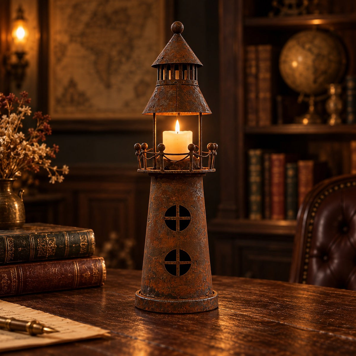 šÆļø Vintage Lighthouse Candle Lantern -Bring the Warm Glow of an Old Lighthouse Homeš