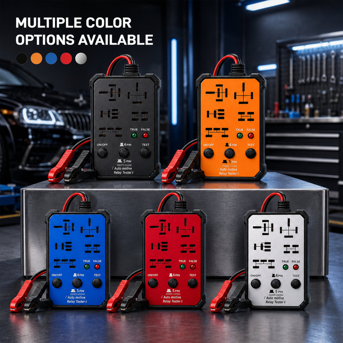 š„2026 New upgrade 12V/24V Universal Relay Tester | Professional 5-Pin Auto Diagnostic Tool