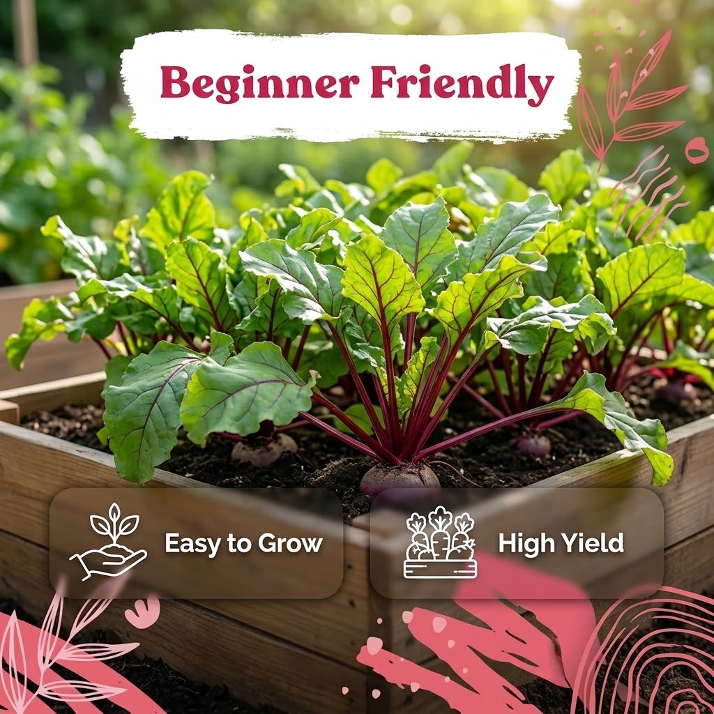 🌱Sweet Globe Red Beet Seeds- Heirloom Non-GMO for Home Vegetable Garden