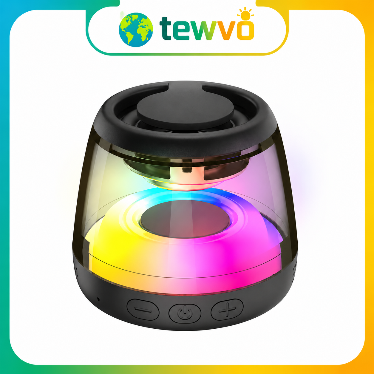 š§²šMini Magnetic Bluetooth Speaker ā 360° Stereo Sound, RGB Lights & TF Card