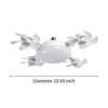 ๐E27 Socket Ceiling Fan Light โ 2-in-1 LED Light & Quiet Fan with Remote Control