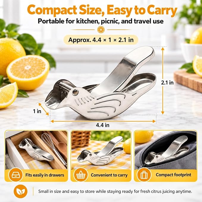 🐦Bird Shaped Lemon Squeezer Citrus Juicer, Bird Juicer Squeezer
