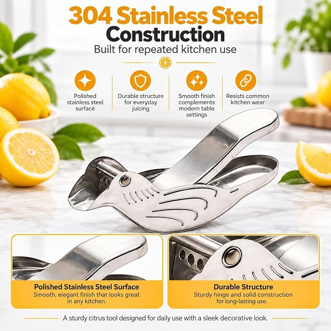 🐦Bird Shaped Lemon Squeezer Citrus Juicer, Bird Juicer Squeezer
