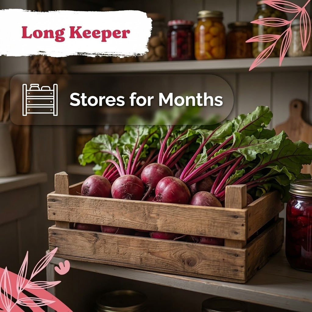 🌱Sweet Globe Red Beet Seeds- Heirloom Non-GMO for Home Vegetable Garden