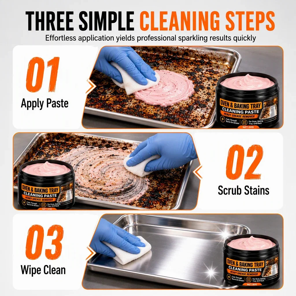 🧽 Heavy-Duty Grease Removal Cleaning Paste – 50 g