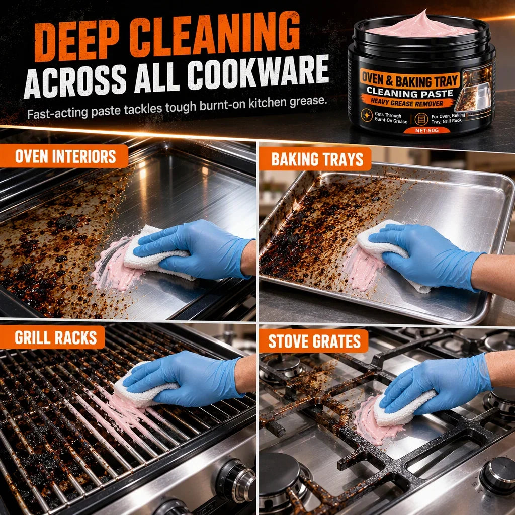 🧽 Heavy-Duty Grease Removal Cleaning Paste – 50 g