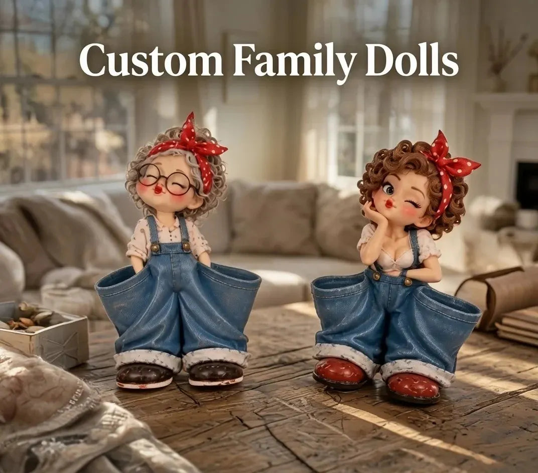 🌟Retro Girl Makeup Brush Holder – Cute Vintage Vanity Organizer
