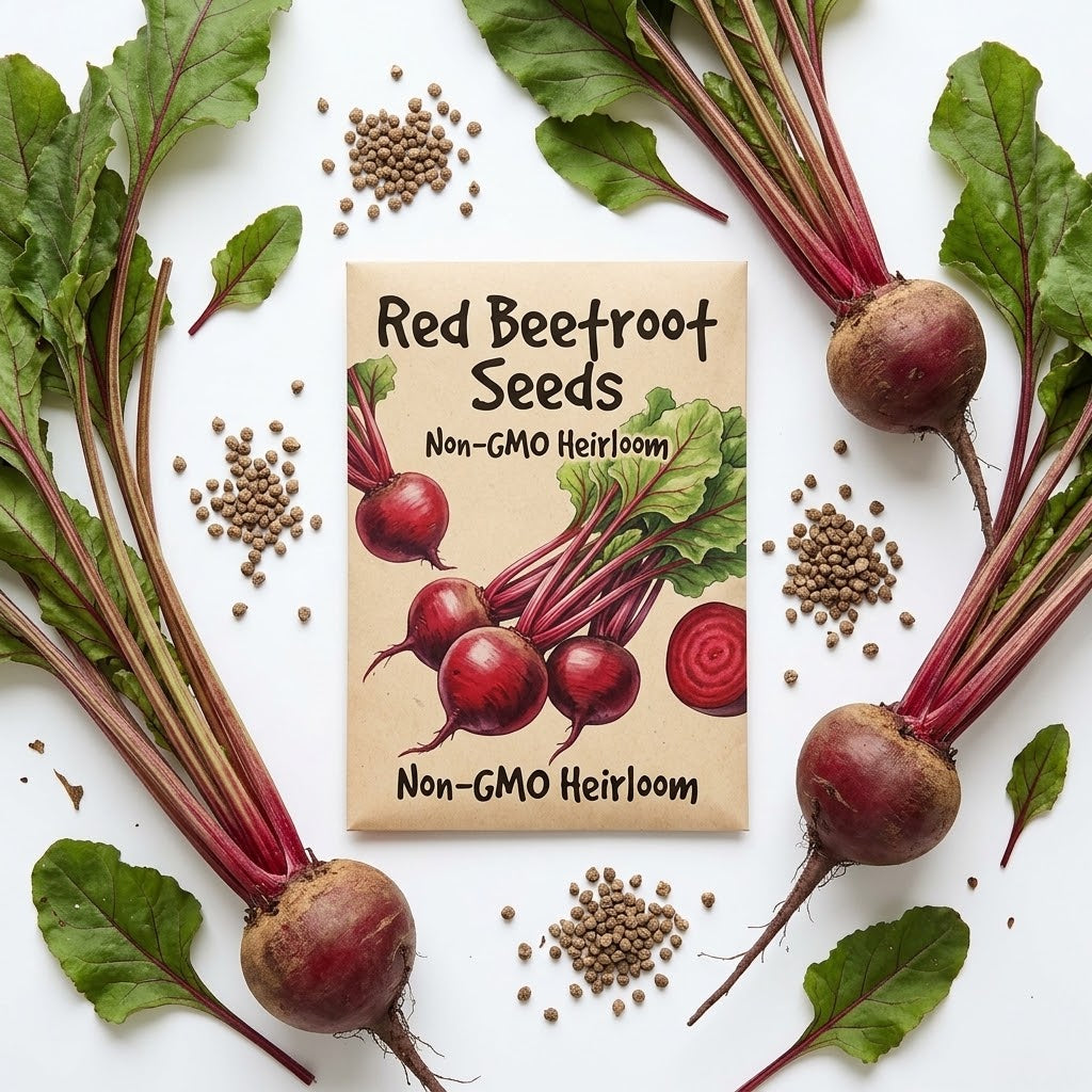 🌱Sweet Globe Red Beet Seeds- Heirloom Non-GMO for Home Vegetable Garden