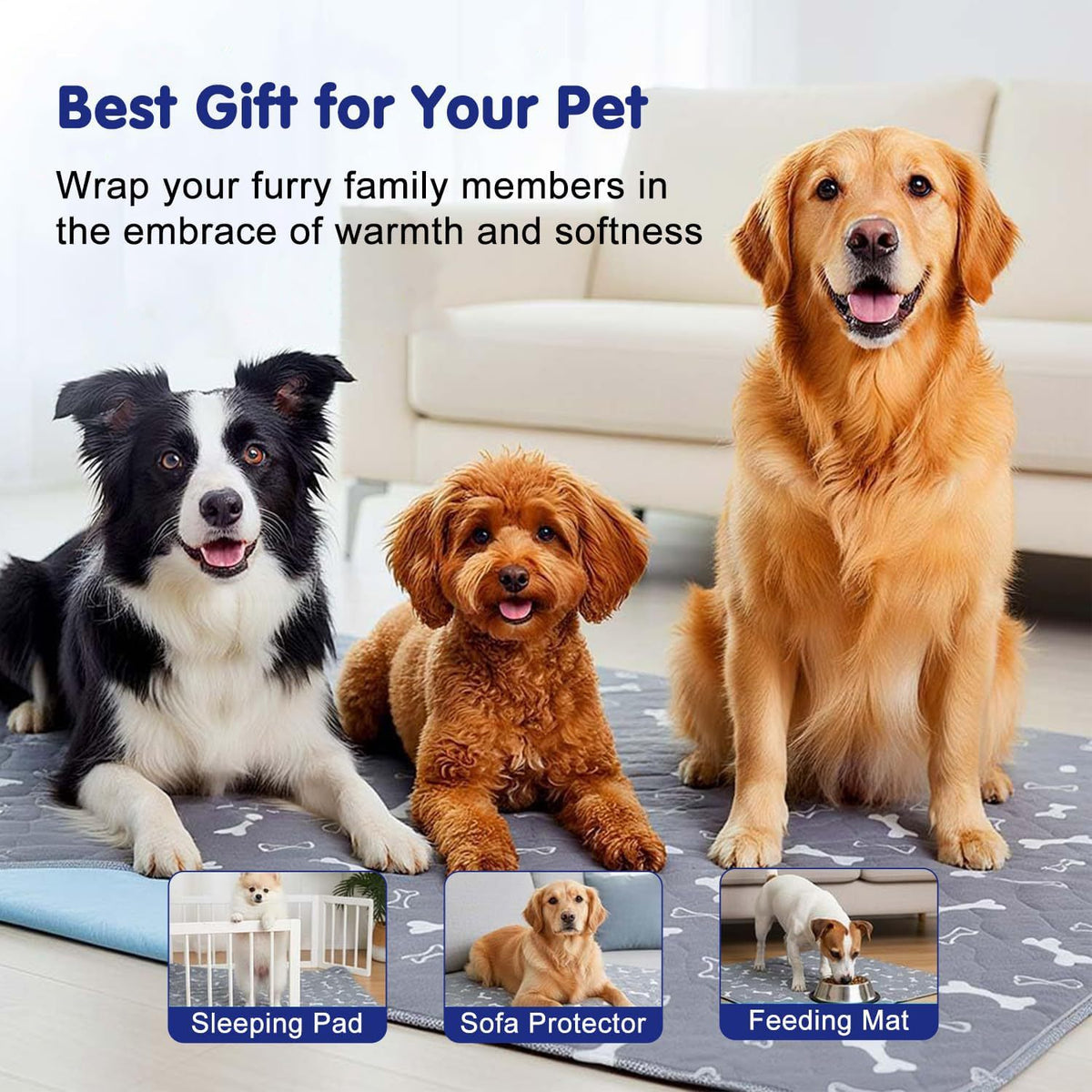 🐾 Reusable Washable Dog Pee Pad-Reusable puppy potty pads for dogs and cats