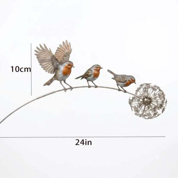🕊️ Metal Animal Garden Stake – 5 Handcrafted Styles
