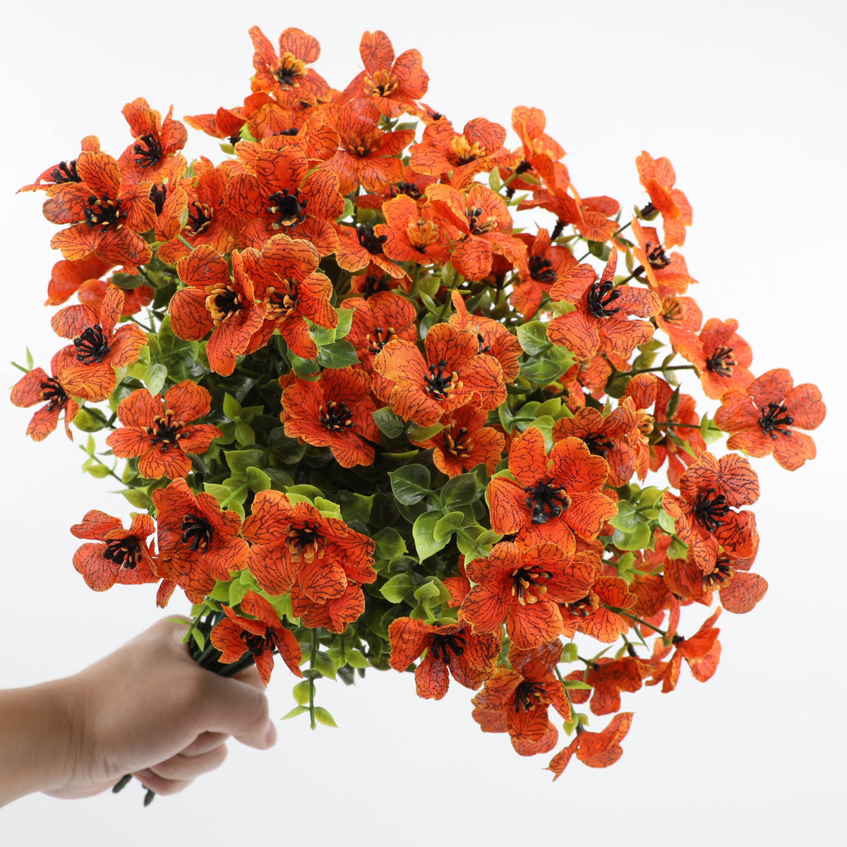 🏵️10 Pcs Artificial Flowers for Outdoor Decoration|UV-resistant autumn floral sprays