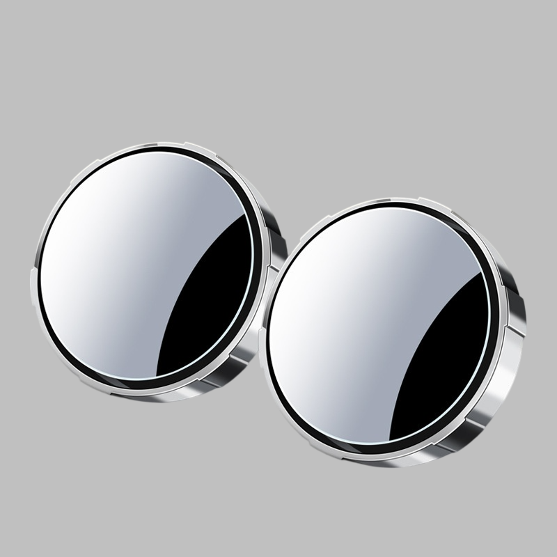 2-Pack Blind Spot Mirrors – 360° Adjustable Wide-Angle Rearview Safety Mirrors