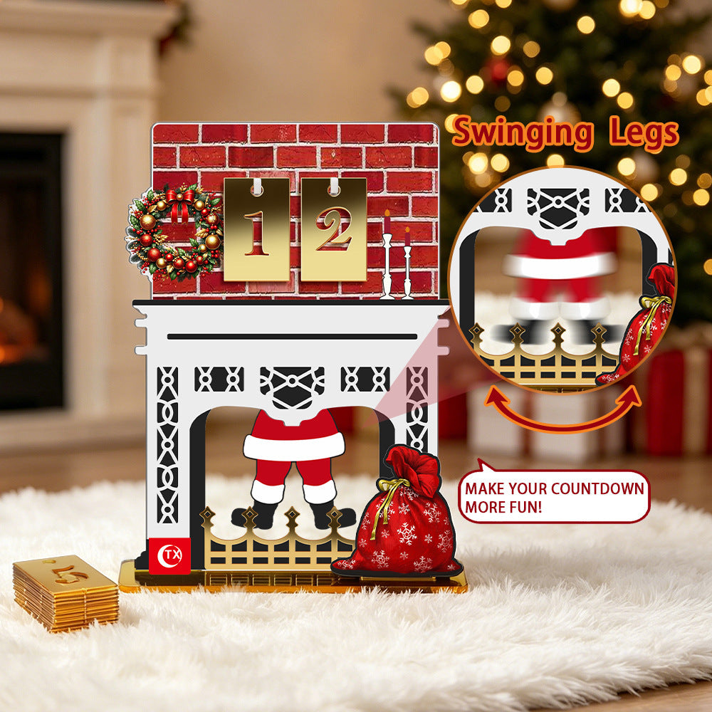 🎄 Christmas Advent Countdown Calendar | Reusable Tabletop Decor