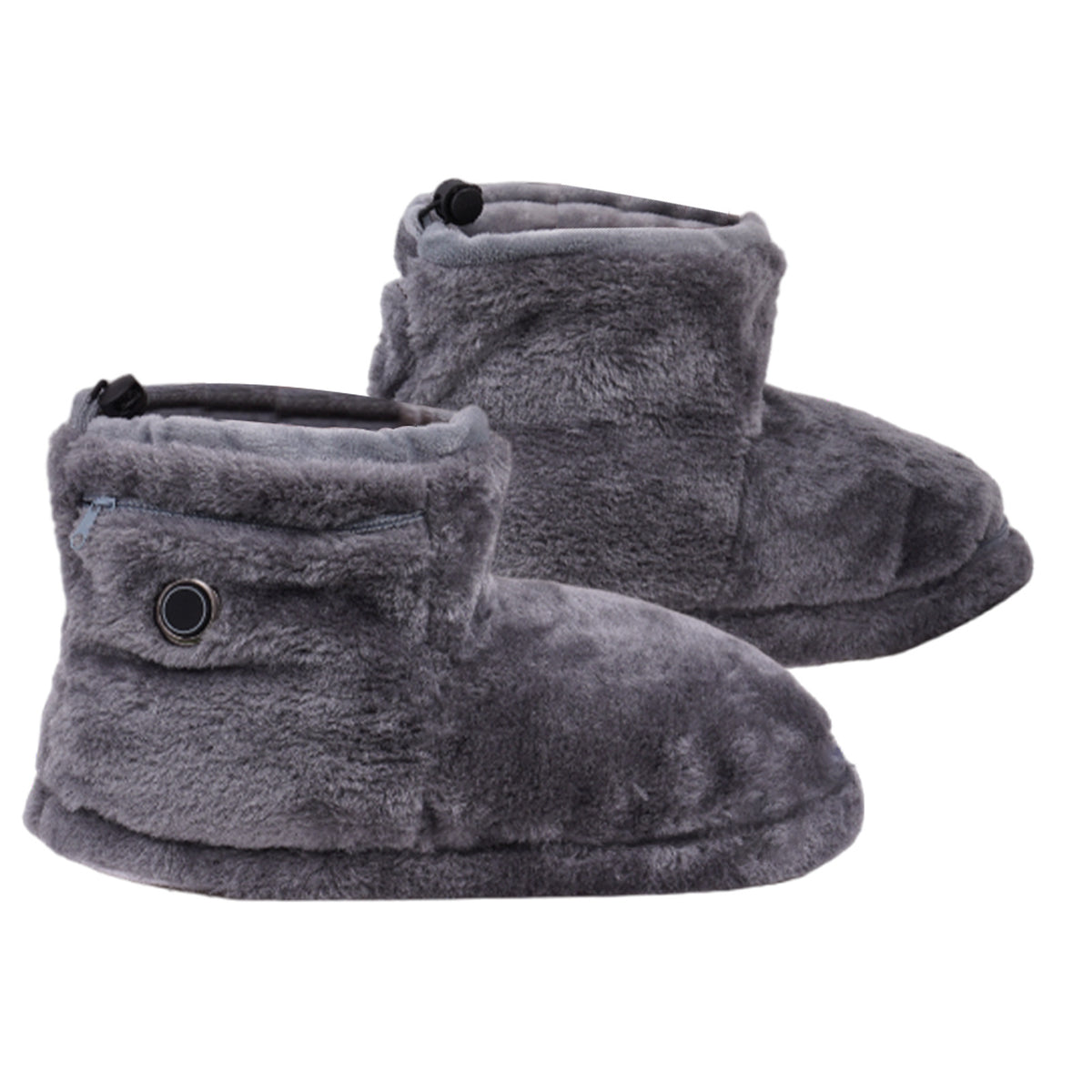 🧦 USB Heated Slipper Boots 3 Heat Settings Fuzzy Warm Foot Warmer