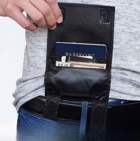 💼✨Slim Belt Wallet — Ultra-Slim Hidden Carry System for Everyday Essentials🛫