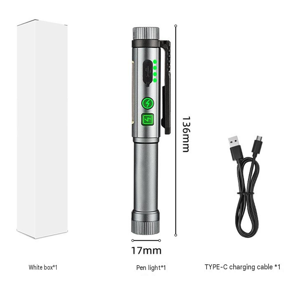 🔦🧲Multifunctional Magnetic Pen-Style Work Light – Portable, Rotatable LED Work Flashlight; Hands-Free Lighting with Magnetic Base