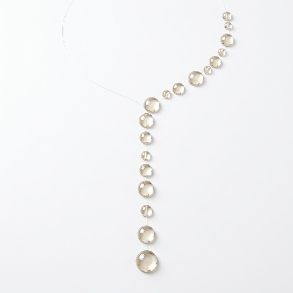 💧Asymmetrical Dewdrop Necklace