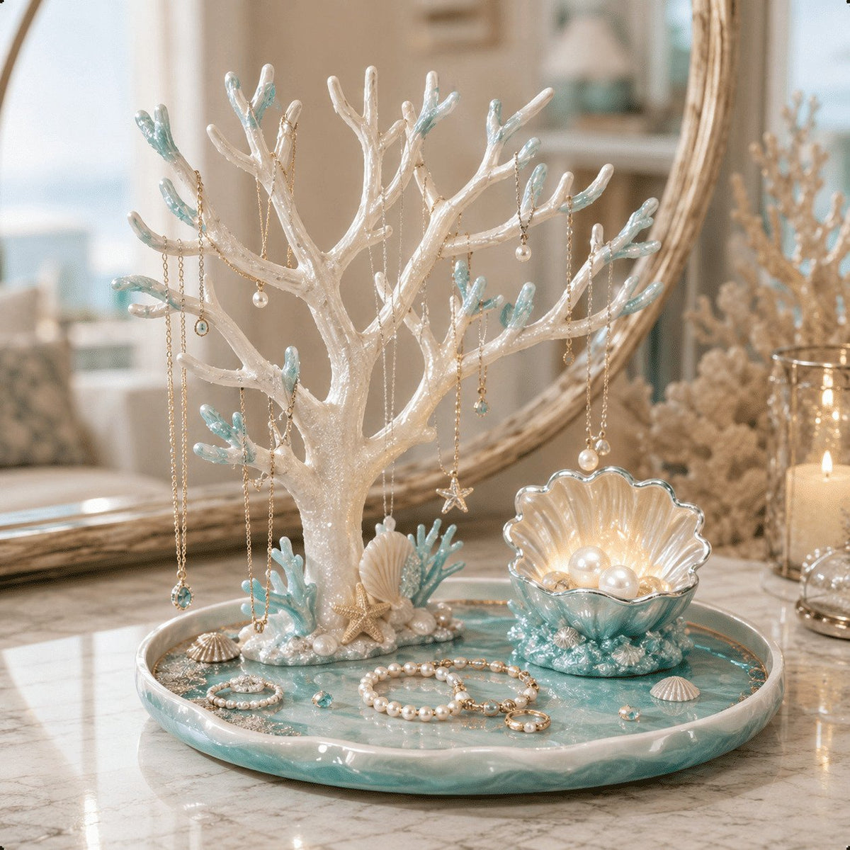 🔥Last Day 50% OFF - 💍✨Illuminated Jewelry Tree Organizer