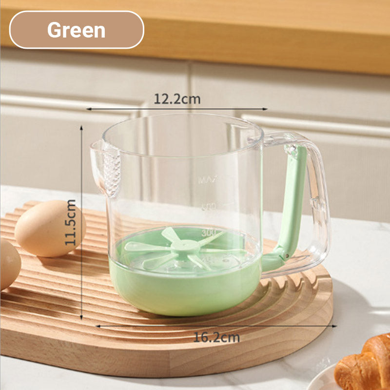 🥚Multi‑Functional Manual Egg Beater Measuring Cup