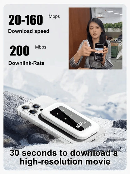 📶 Pocket WiFi – Ready in Seconds No Setup. No Hassle. Just Connect.