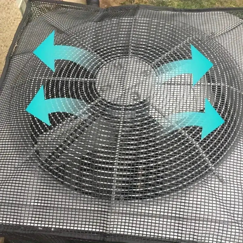 ❄️ Heavy-Duty Mesh AC Cover – ✨All-Season Outdoor Protection