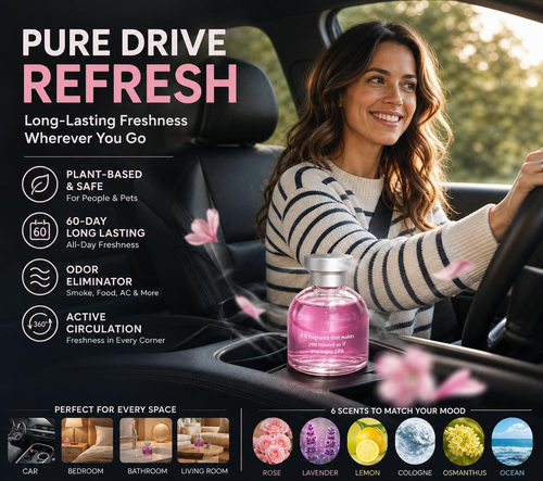 🌸 Pure SPA Aroma · 60-Day Car & Home Freshener