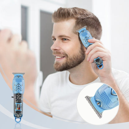 ⚡ Transparent Cordless Hair Trimmer
