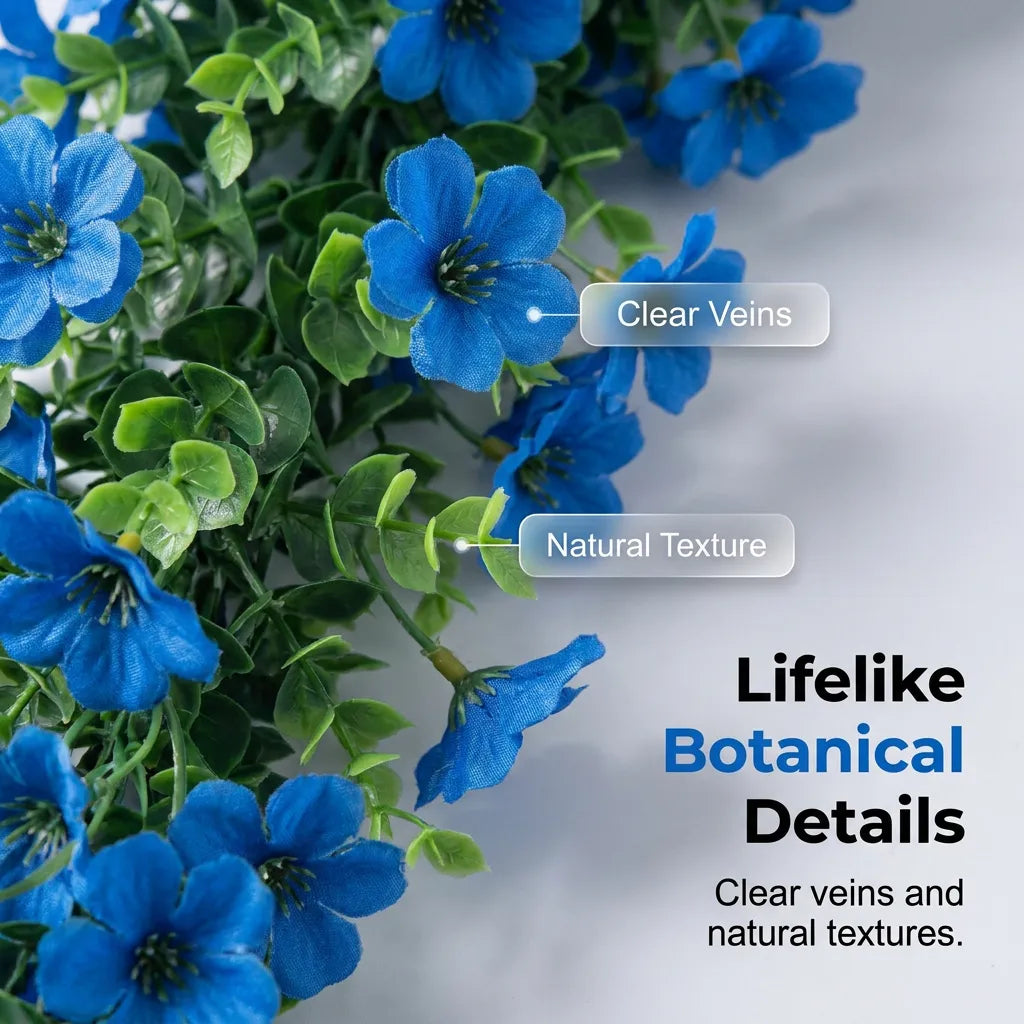 💐 Versatile Artificial Violet Vines – Reusable Garlands Suitable for All Decorations and Holidays 🌸 🎄