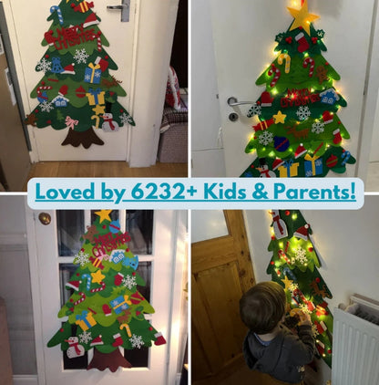 🎄 DIY Felt Christmas Tree for Kids