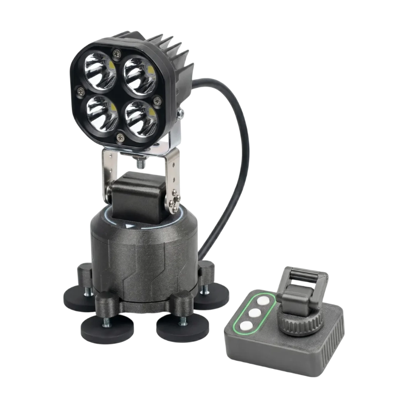 Heavy-Duty Magnetic Remote LED Work Light | Off-Road, Camping & Construction Portable Flood Light