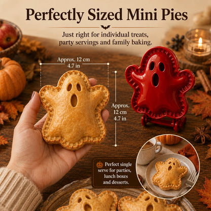 🎃Halloween Pie Mold – 8 Spooky Designs, Reusable Baking Tool for Mini Pies, Turnovers & Hand Pies