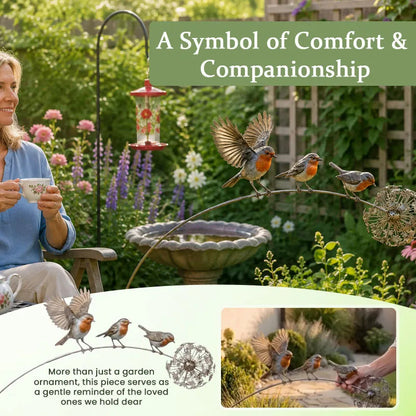 🕊️ Metal Animal Garden Stake – 5 Handcrafted Styles