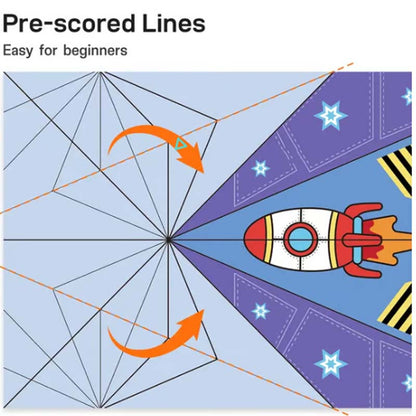 ✈️ Paper Airplane Origami Kit – 16 Designs, Pre-Scored Sheets & STEM Learning