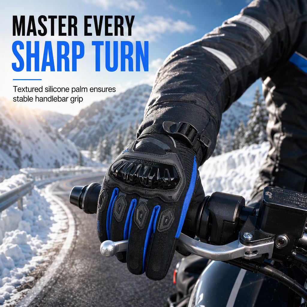 ❄️Winter Motocross Gloves Windproof Warm Motorcycle Riding Gear