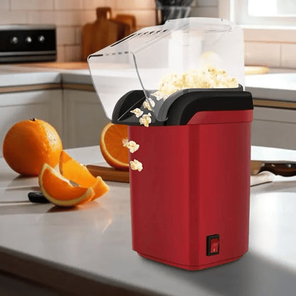 🍿 Hot Air Popcorn Maker – 3-Minute Oil-Free Popcorn Machine for Movie Nights & Holiday Parties