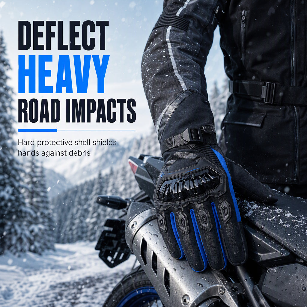 ❄️Winter Motocross Gloves Windproof Warm Motorcycle Riding Gear