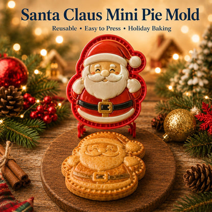 🎄Christmas Cookie & Mini Pie Molds – 8 Festive Designs for Holiday Baking (Reusable & Easy Press)🎅