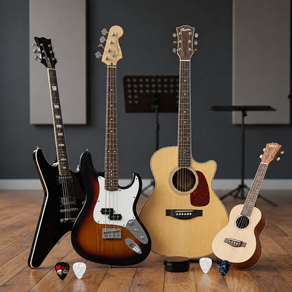 🎸Guitar Picks Advent Calendar 🎄24‑Day Christmas Countdown Calendar, Unique Holiday Gift for Guitar Lovers Musicians