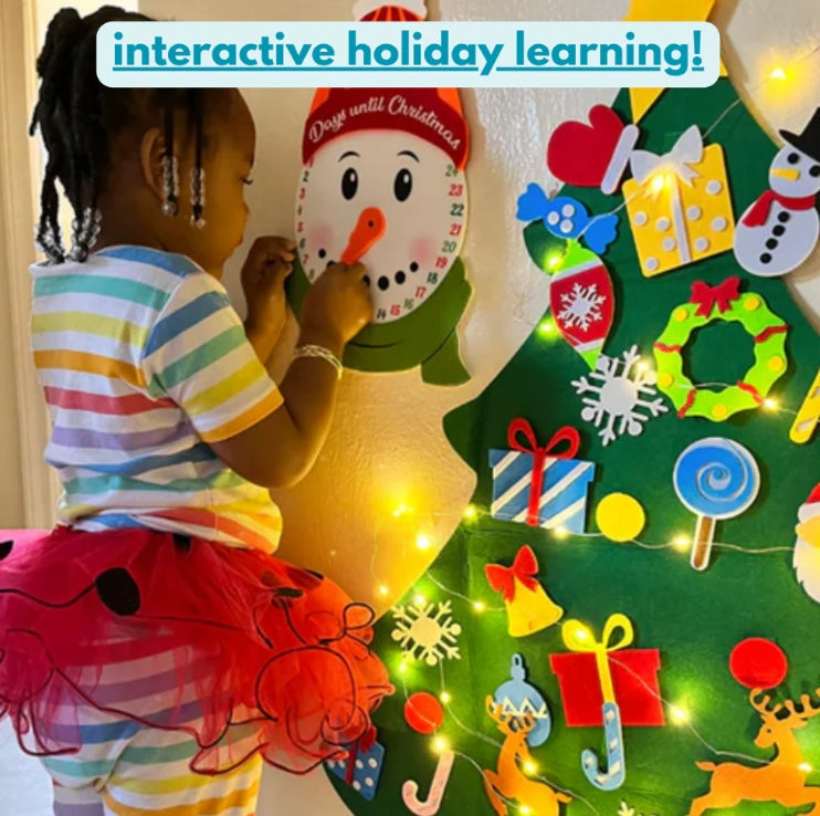 🎄 DIY Felt Christmas Tree for Kids