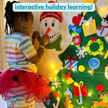🎄 DIY Felt Christmas Tree for Kids